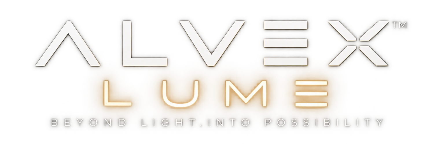 ALVEX LUME — Beyond light. Into possibility.