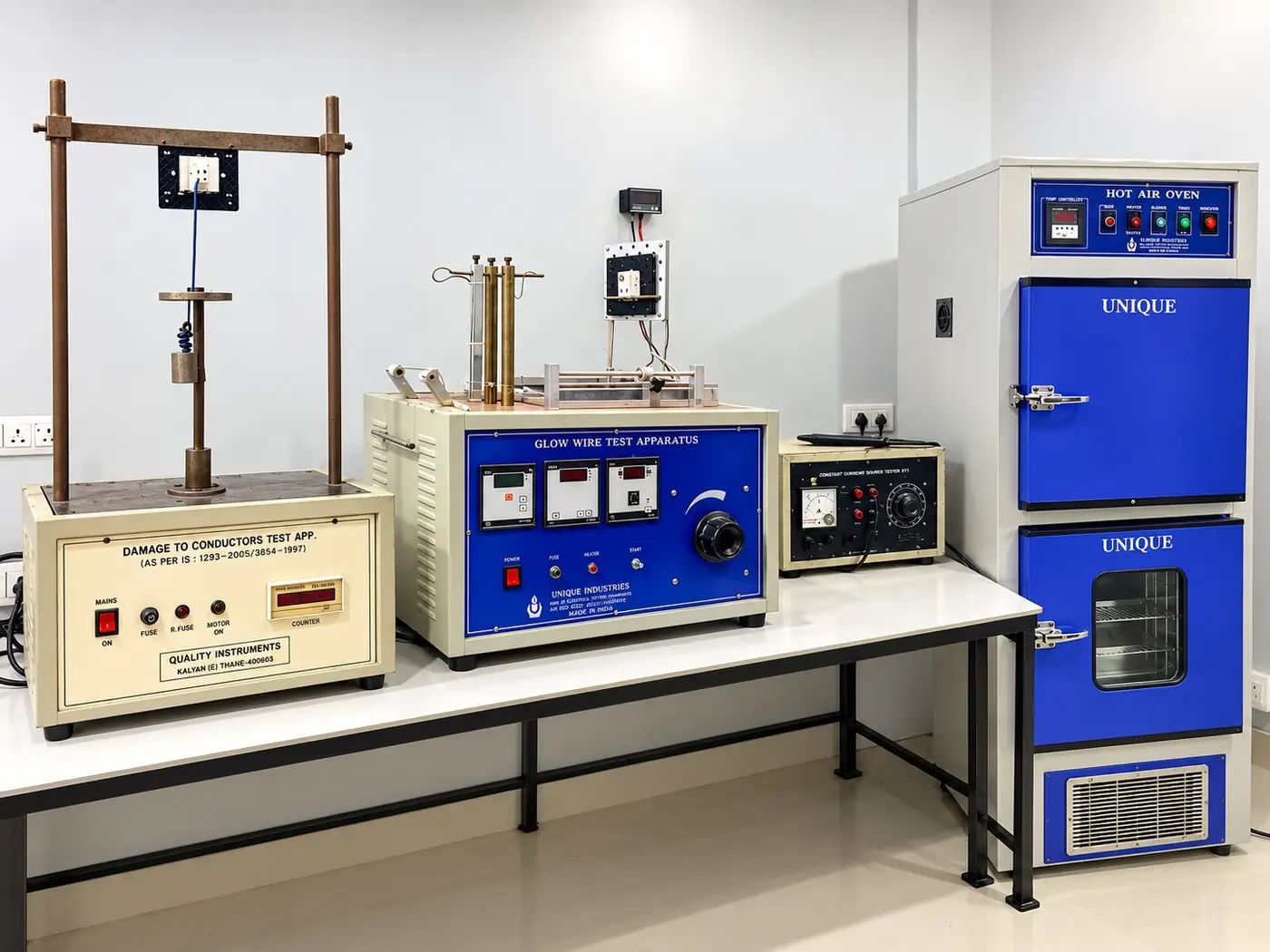 ALVEX in-house electrical testing laboratory