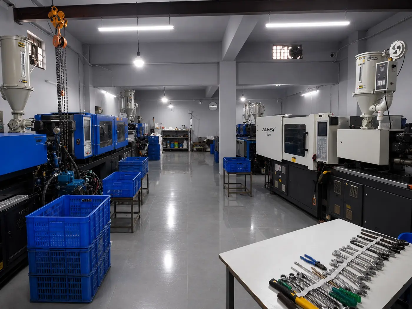 ALVEX injection moulding floor