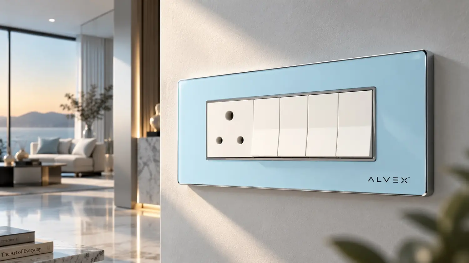 ALVEX Series X in Ice Blue, acrylic glass look