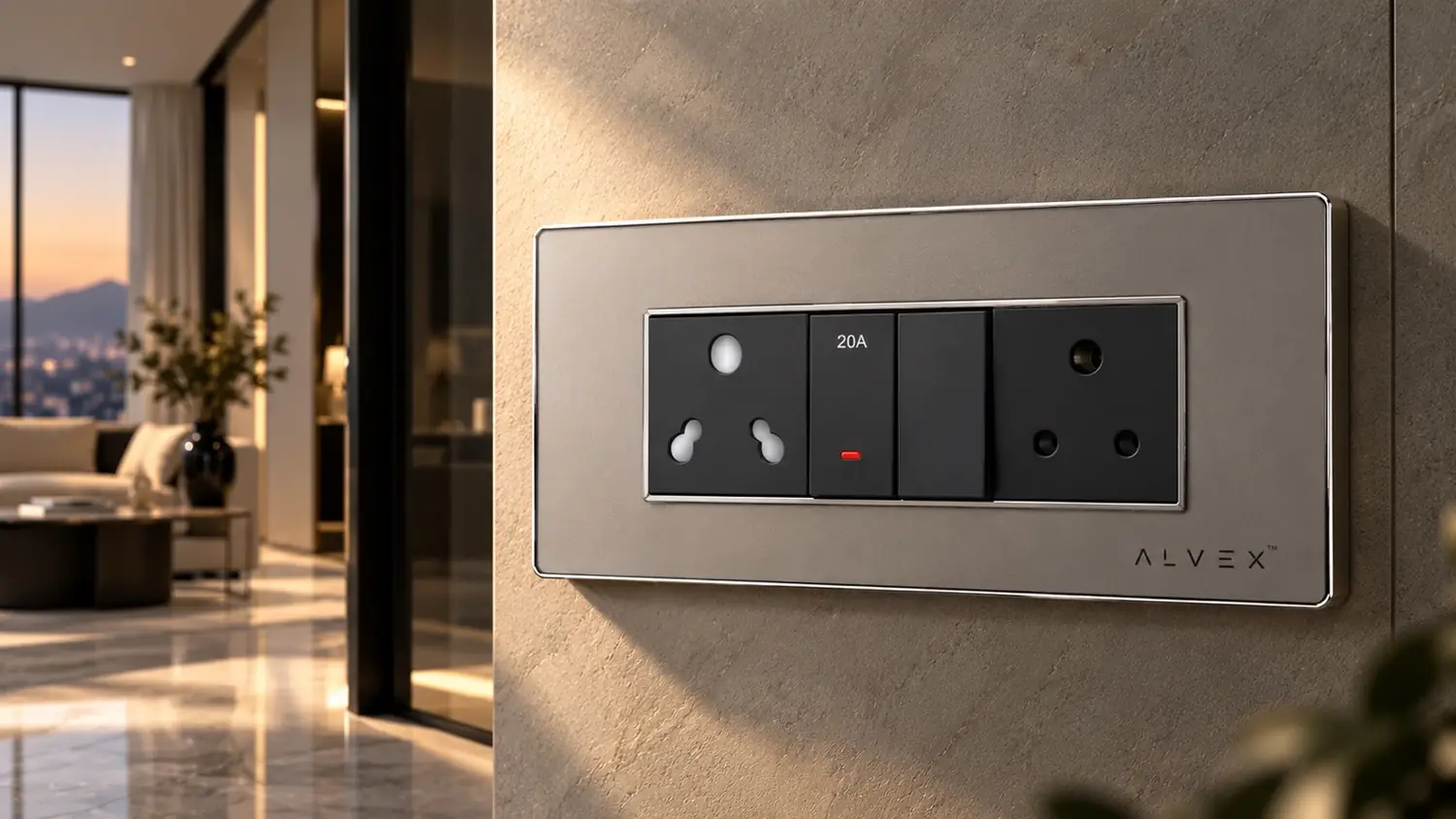 ALVEX Series X in Stone Grey, acrylic glass look